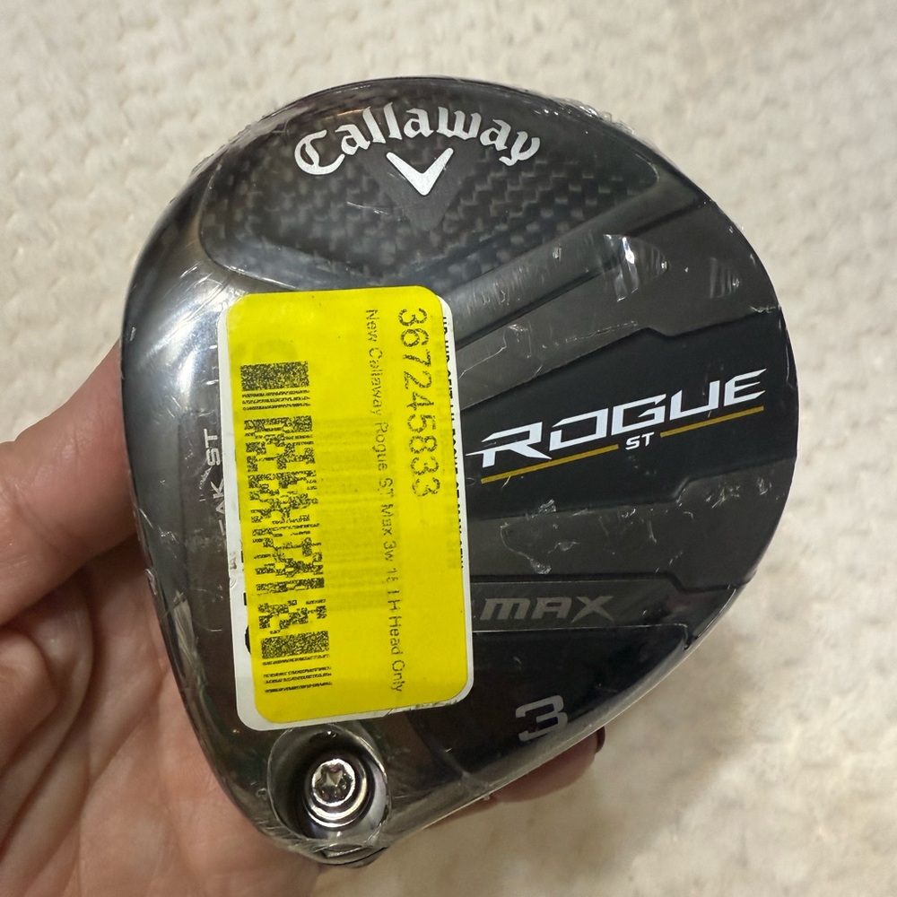 NEW Callaway Rogue ST Max Fairway 3 Wood 3W 15° Left Handed LH - Head Only